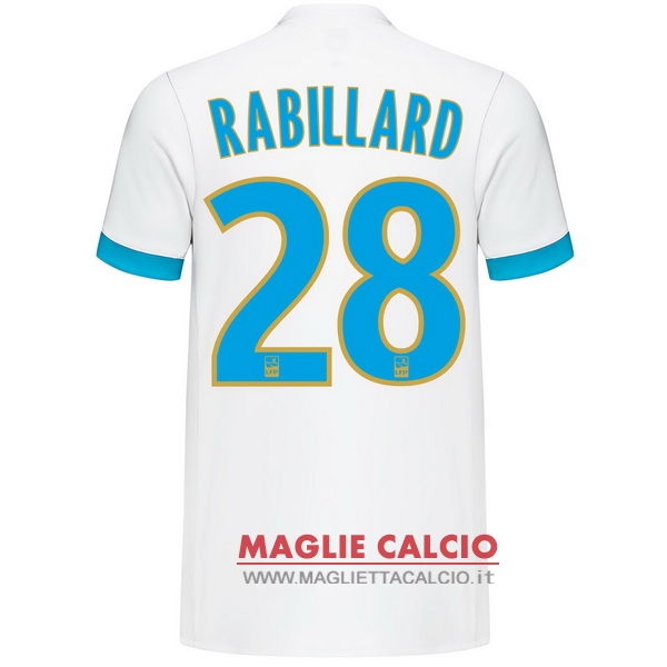 nuova maglietta marseille 2017-2018 rabillard 28 prima